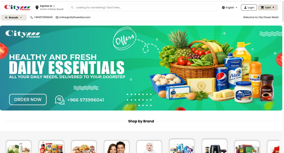 City Flower website